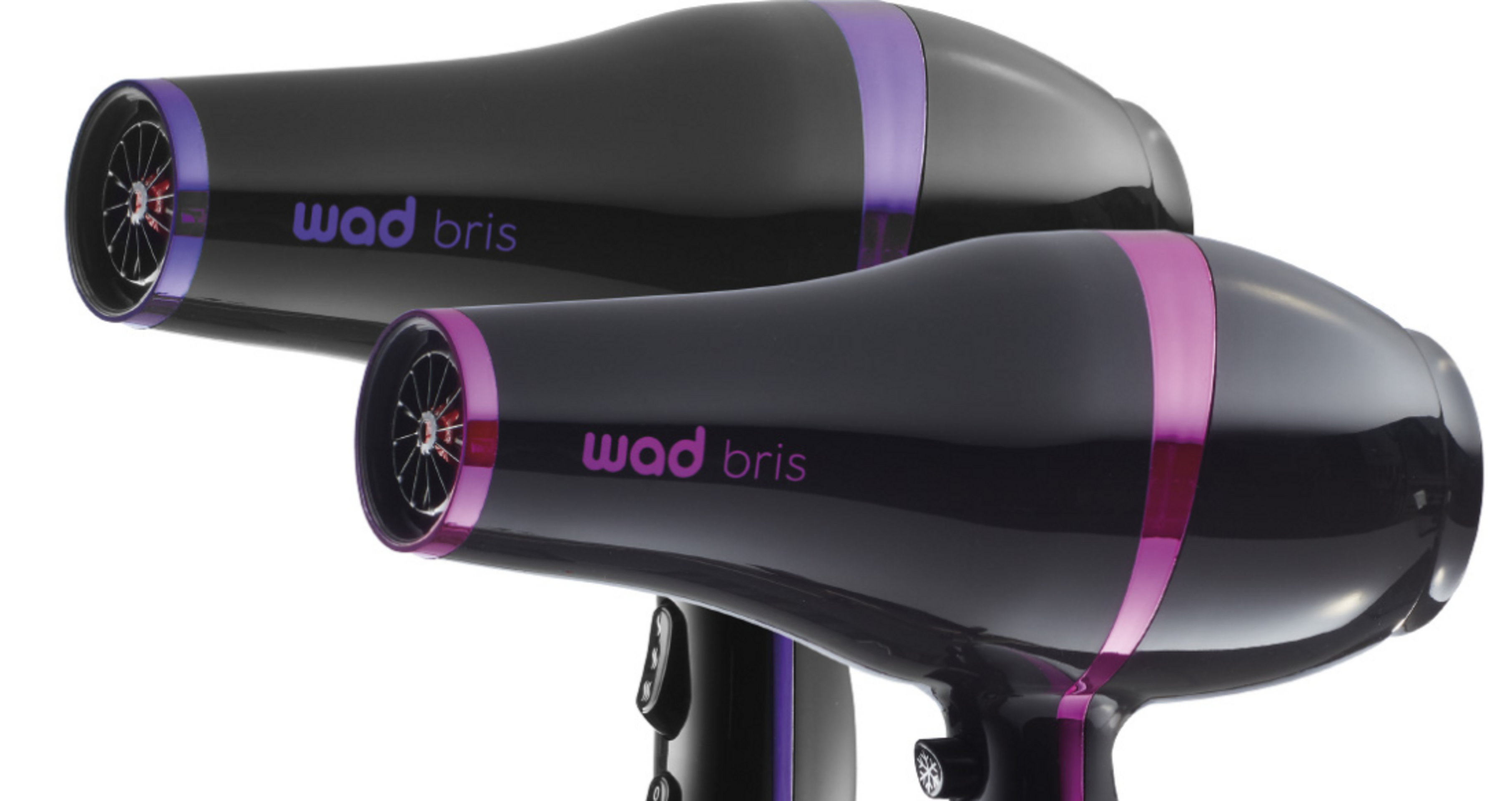 WAD BRIS Negro/Rosa Secador profesional - 4