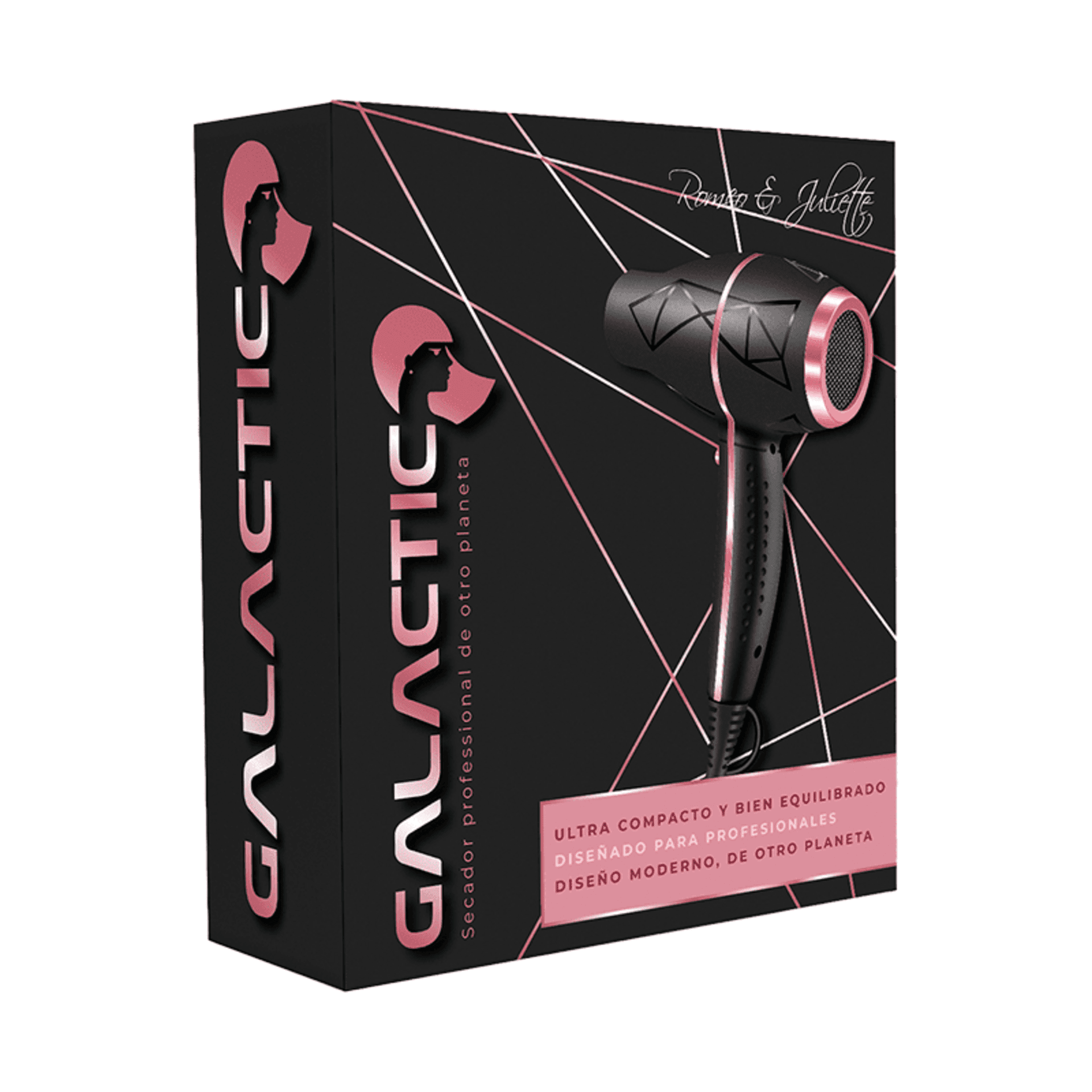 Secador ROMEO & JULIETTE Titanio GALACTIC Negro 2100W ALBIPRO - 1