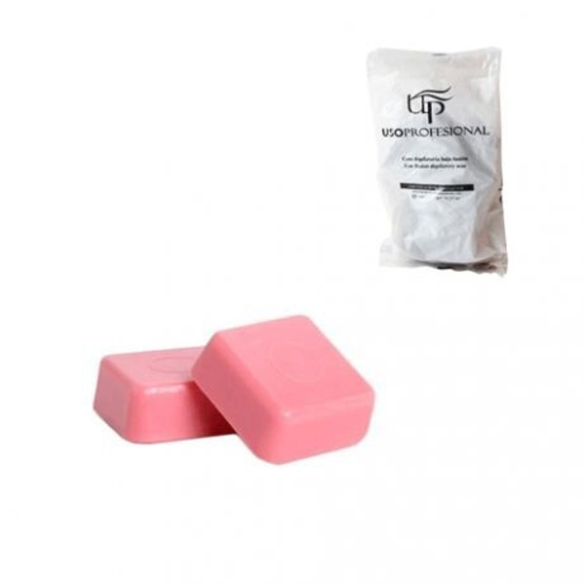 USO PROFESIONAL Cera Caliente Baja Fusión Rosa 1Kg - 1
